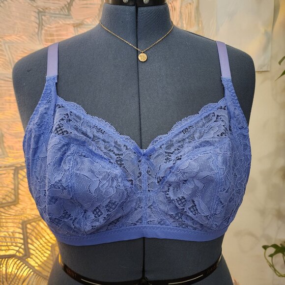 Panache Imogen sheer unlined wireless lace bra - 36E - Picture 1 of 7